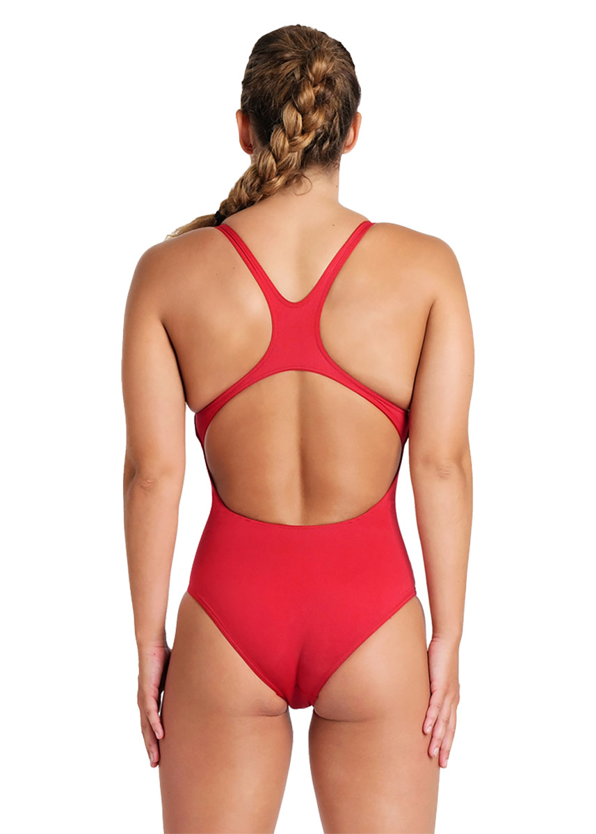 Arena Team Swim Pro Solid Swimsuit - Red / White