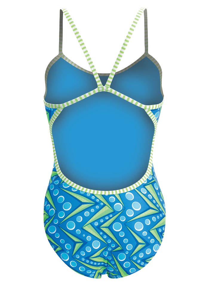 Uglies Zenon String Back Swimsuit - Blue 