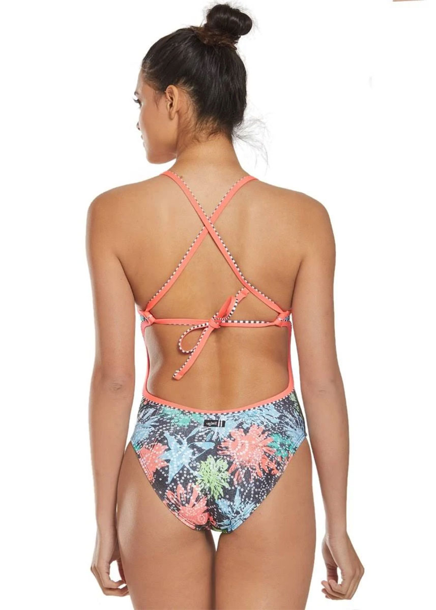 Uglies Revibe Astoria Print Tie Back Swimsuit 