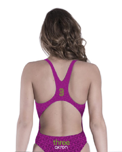 Akron Adi Three Swimsuit - Purple / Green