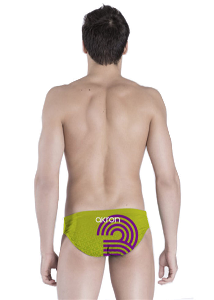 Akron Men's Adi Three Brief - Purple / Green