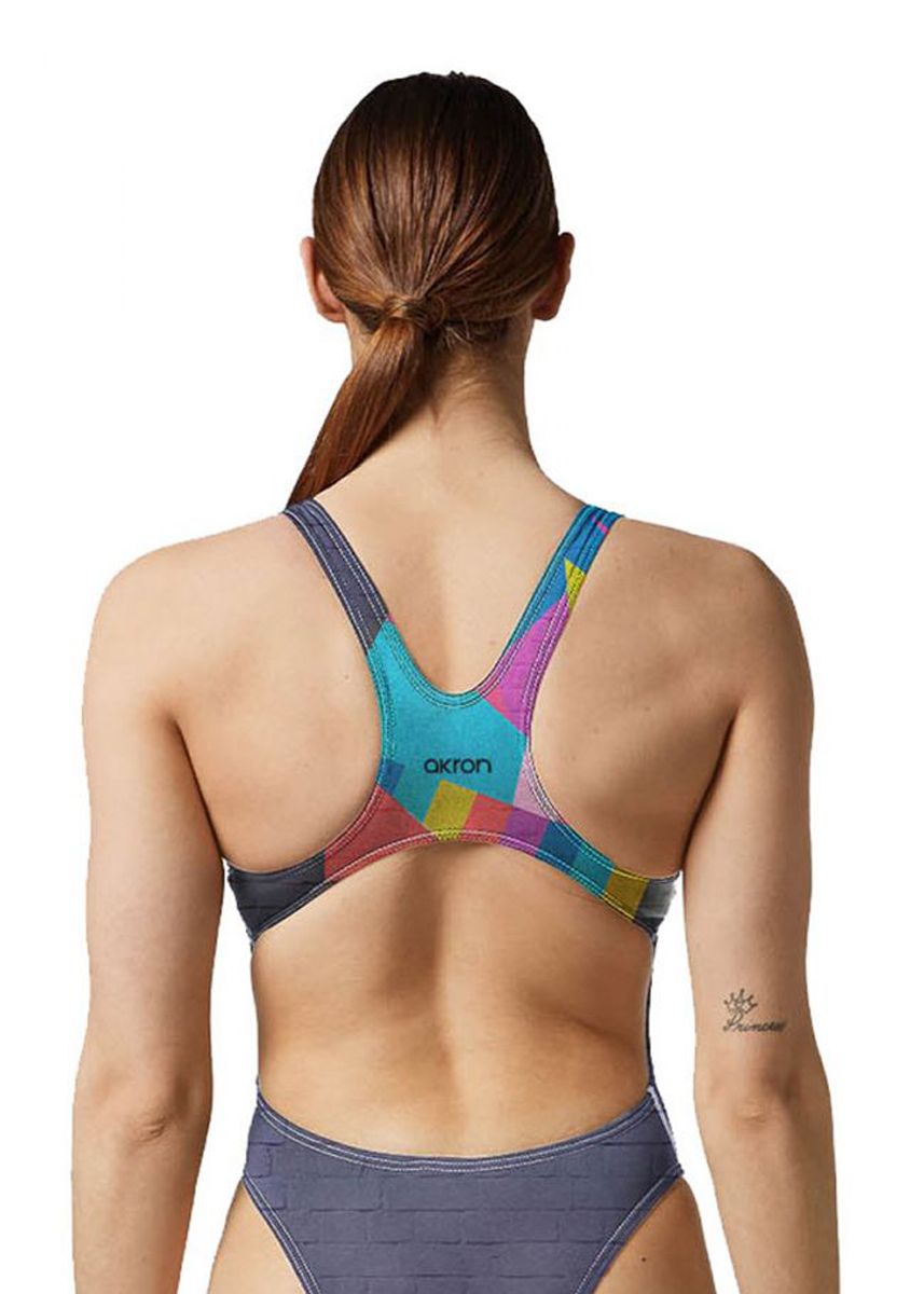 Akron Women's Face Swimsuit