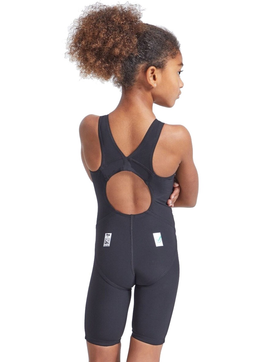 Finis Junior Girls Fuse Openback Kneeskin - Black