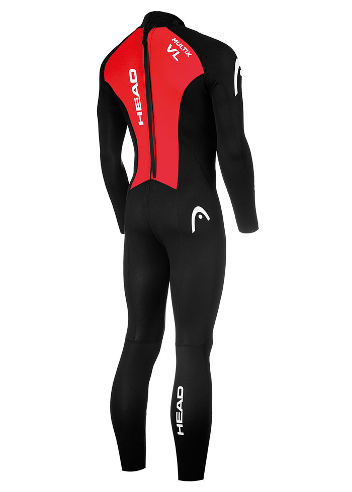 Head MultiSport Full Suit Mens - Black/Red