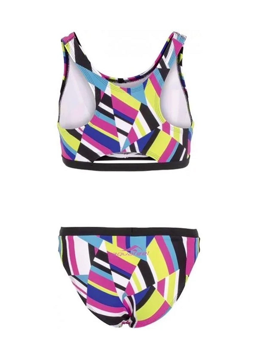 Aquafeel Girl's Stripe Confusion Racerback Bikini