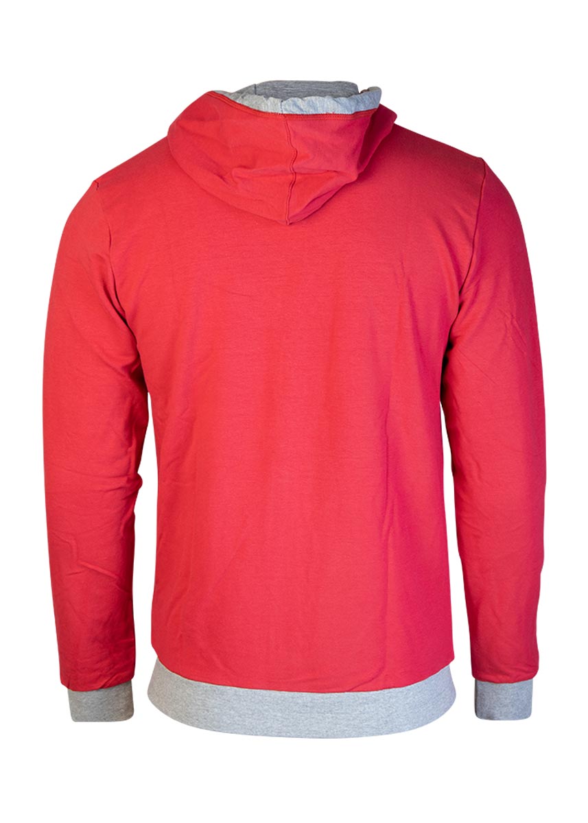 Akron Tampa Tracksuit Top - Red / Grey