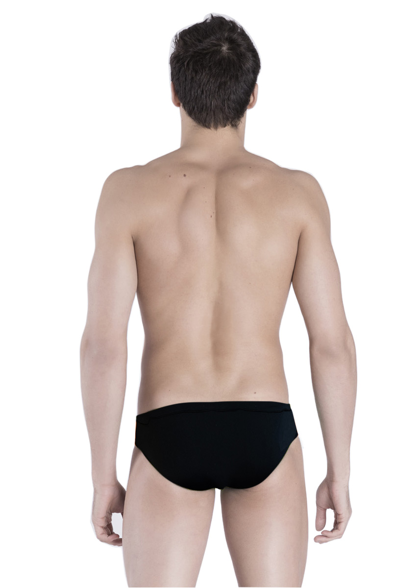 Akron Men's Addison Evo Bicolour Brief- Orange / Black