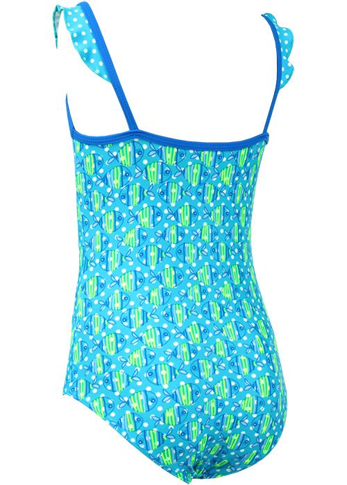 Zoggs Girls Fish Fun Frill Classicback Costume