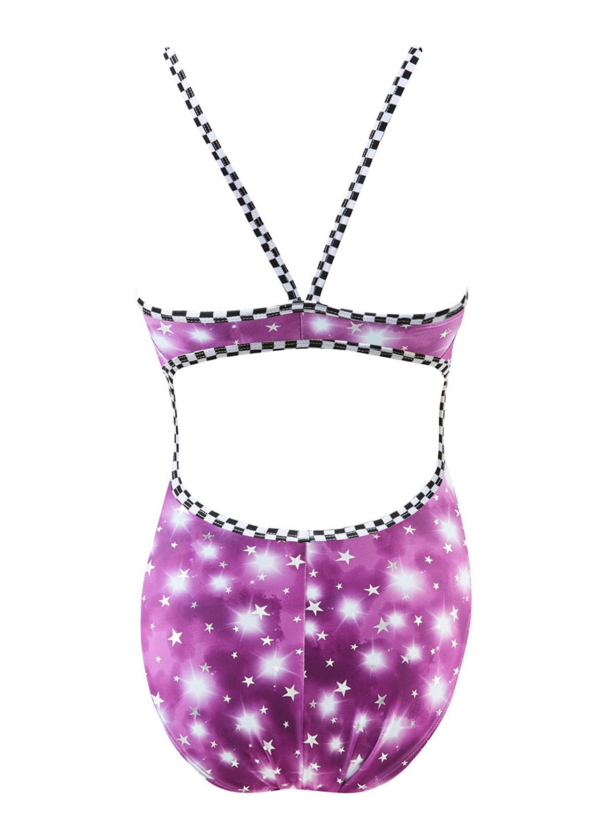  The Finals Kids Aries Foil Swimsuit - Purple