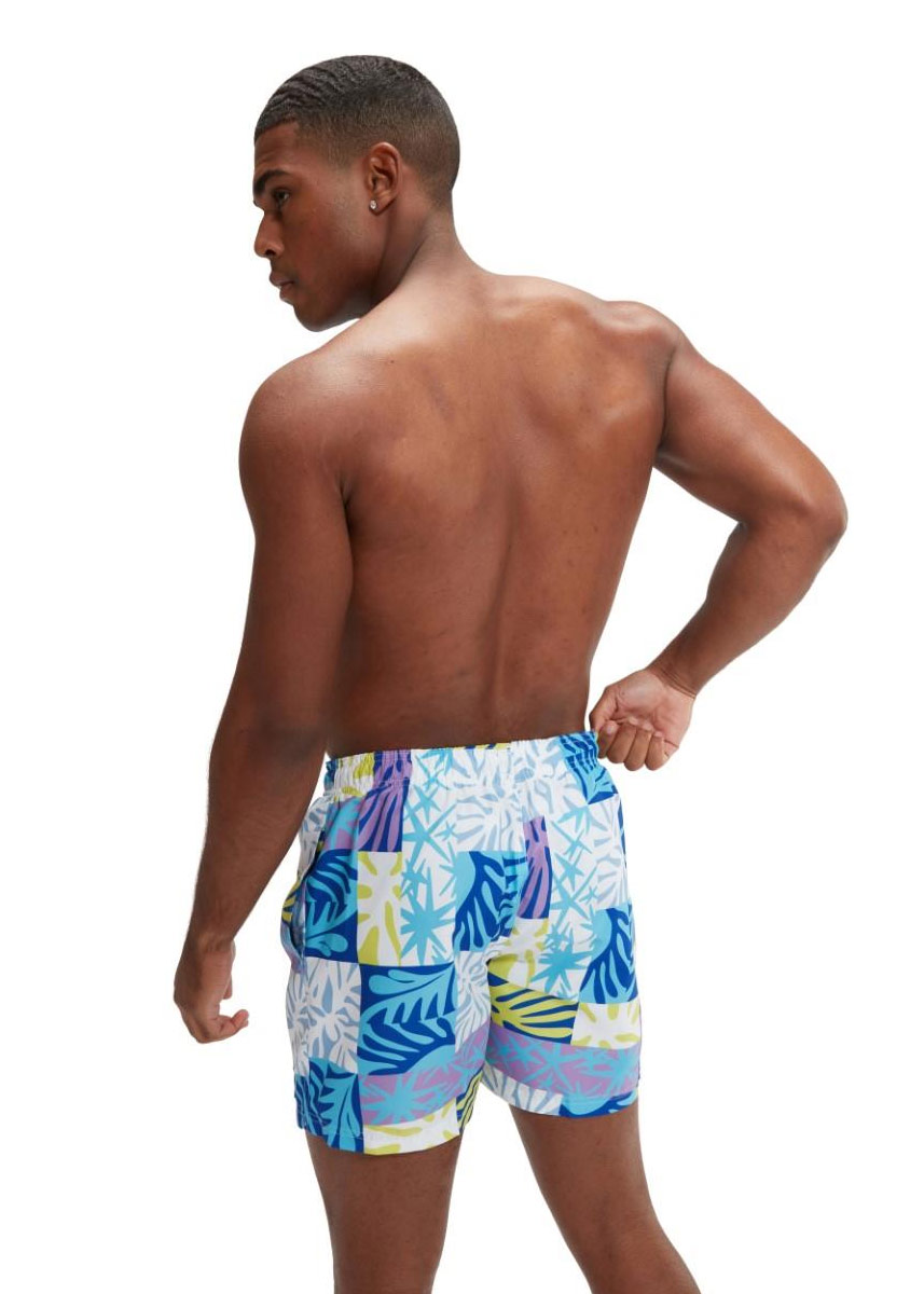 Speedo Digital Printed Leisure 16" Watershort - Cobalt / Blue / Purple / Lime