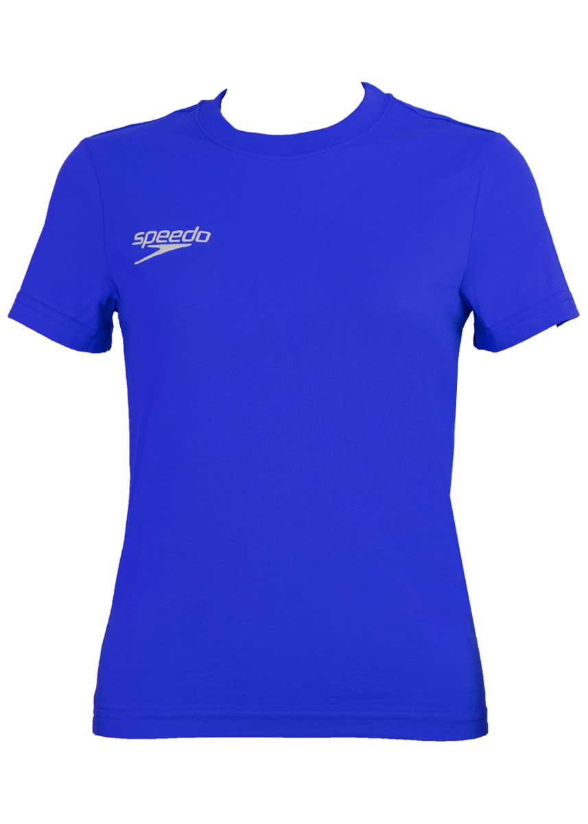 Speedo Team Kit Junior Small Logo T-Shirt - Blue