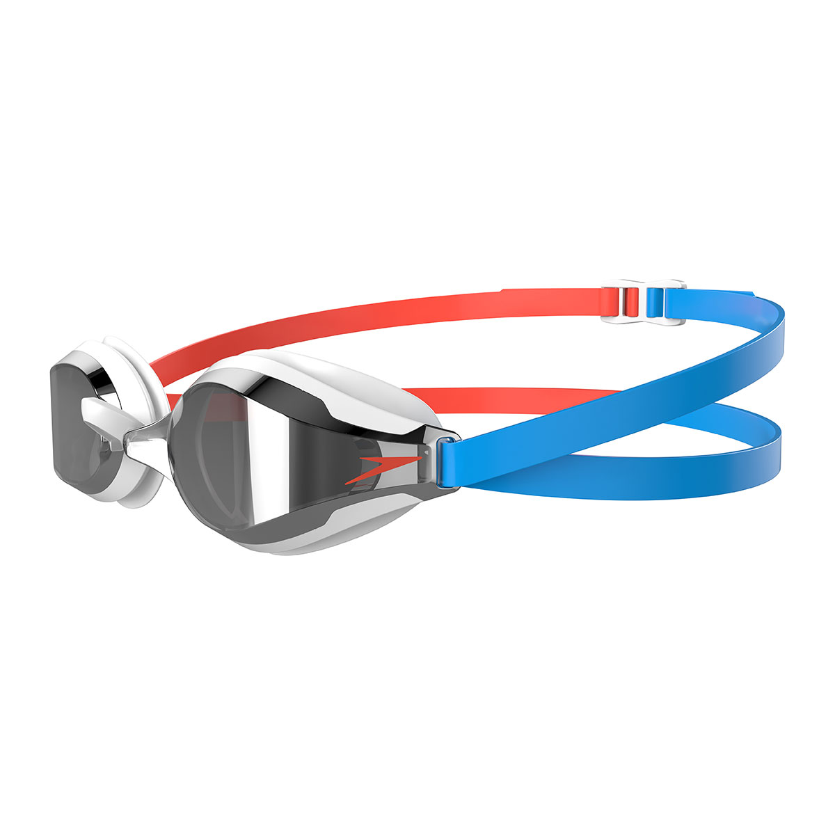 Speedo Fastskin Speedsocket 2 Mirrored Goggles - Siren Red / Picton Blue