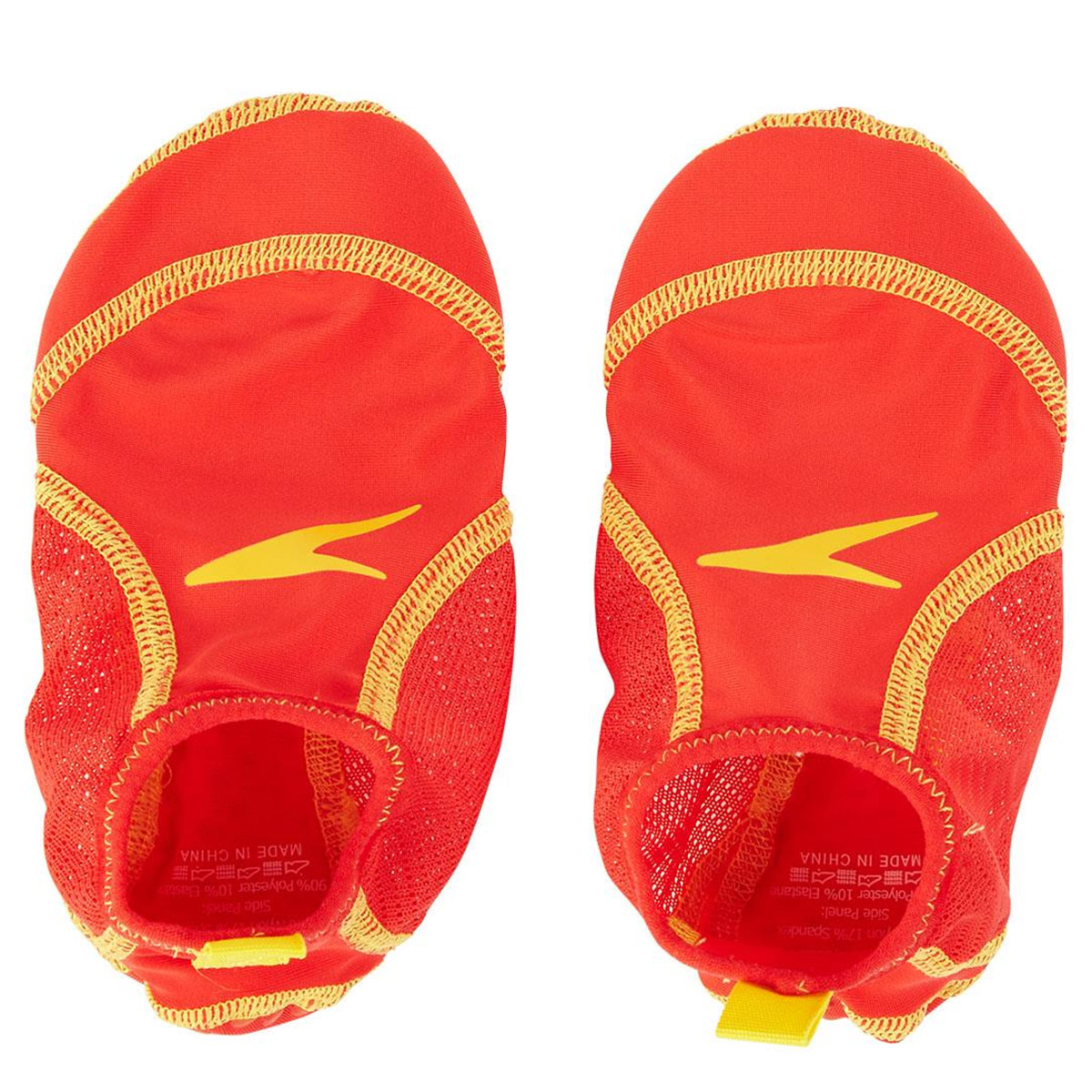 Speedo Junior Pool Sock - Red/Grey/Yellow