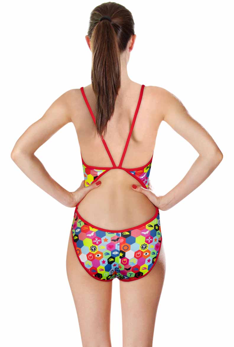 Turbo Hexa Flour Swimsuit - Multicoloured