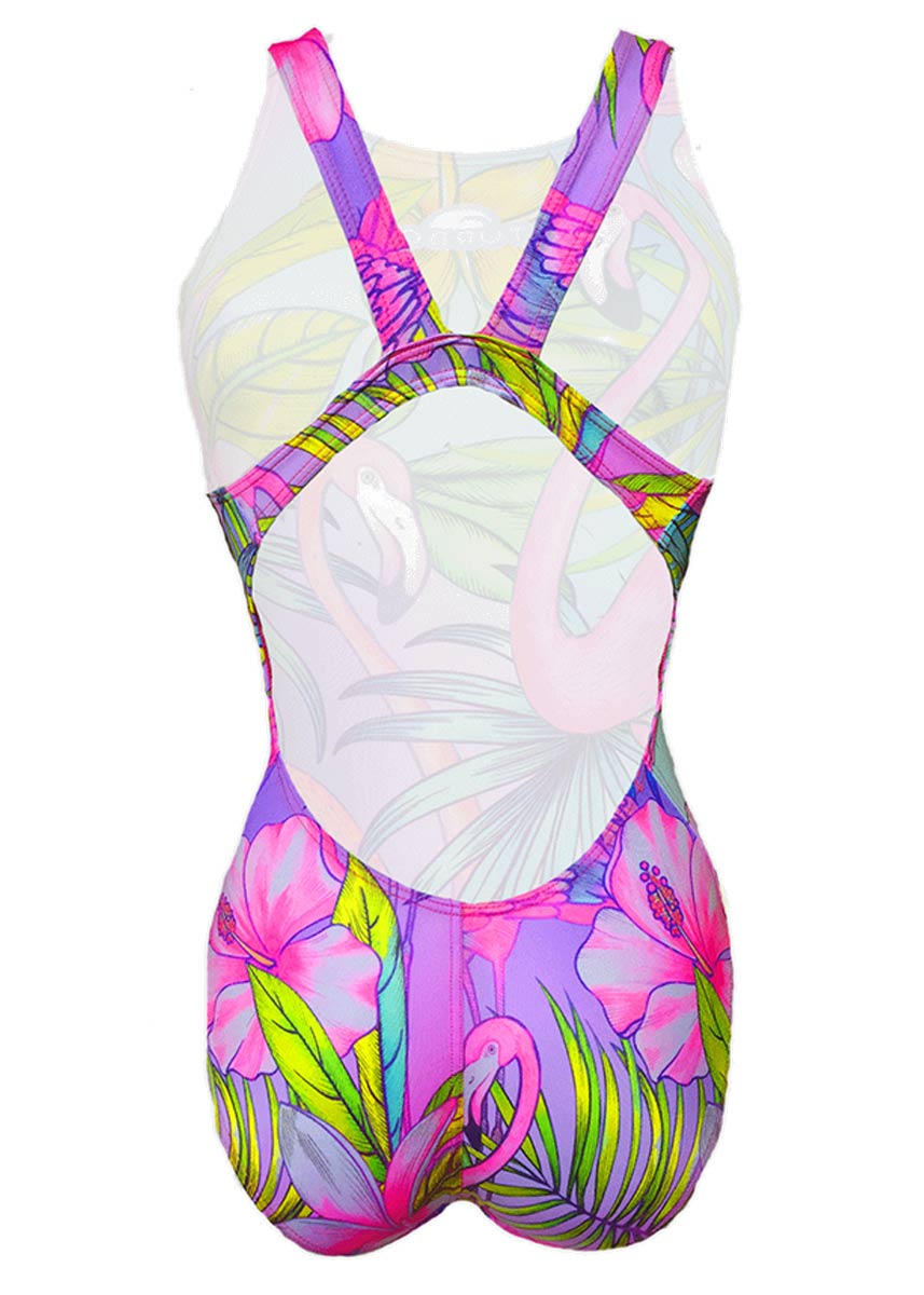 Turbo Girls Flamenco Swimsuit - Pink