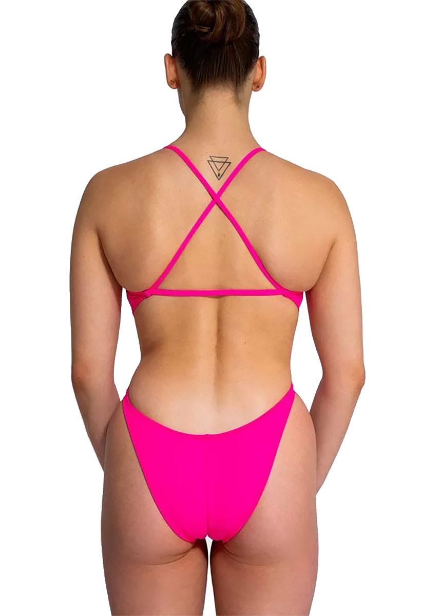 Turbo Womens Brasil Swimsuit - Pink