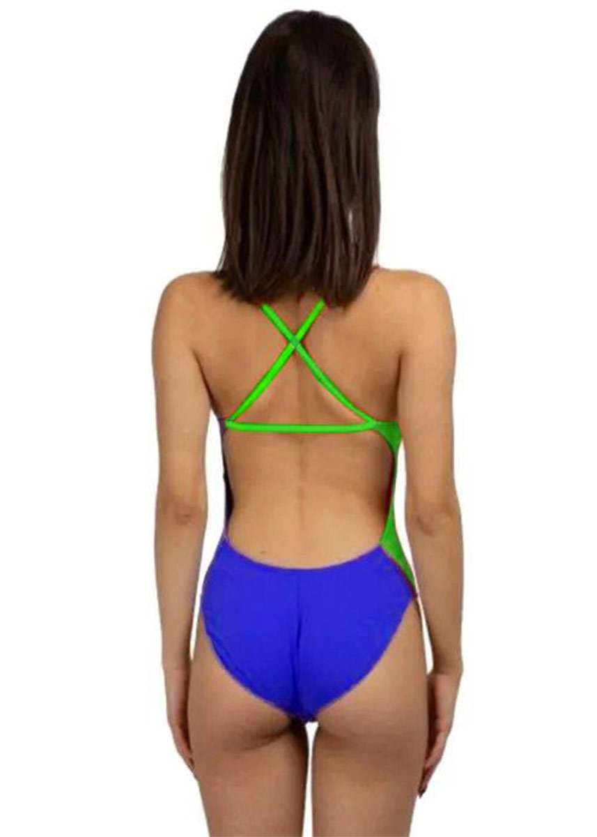 Turbo Womens Island Swimsuit - Blue / Green