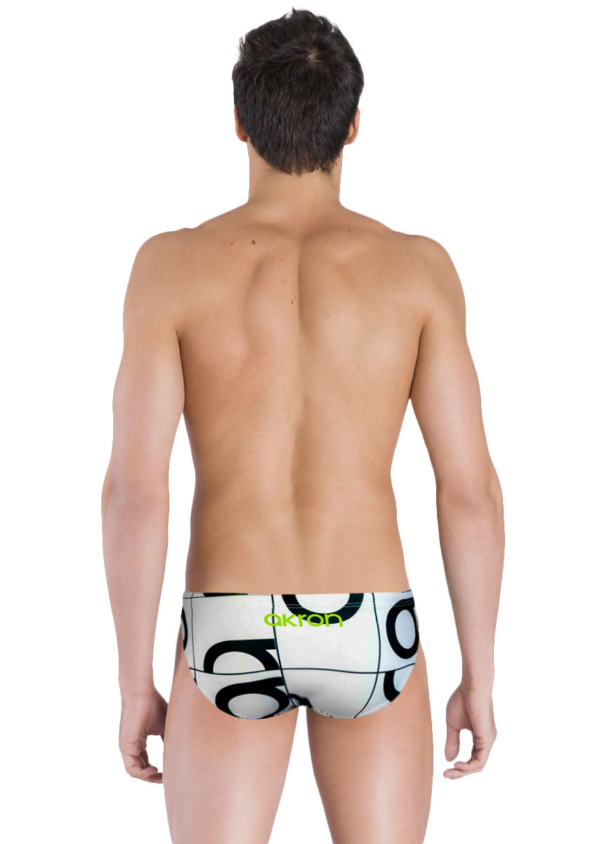 Akron Boy's Harlem Brief - White / Black