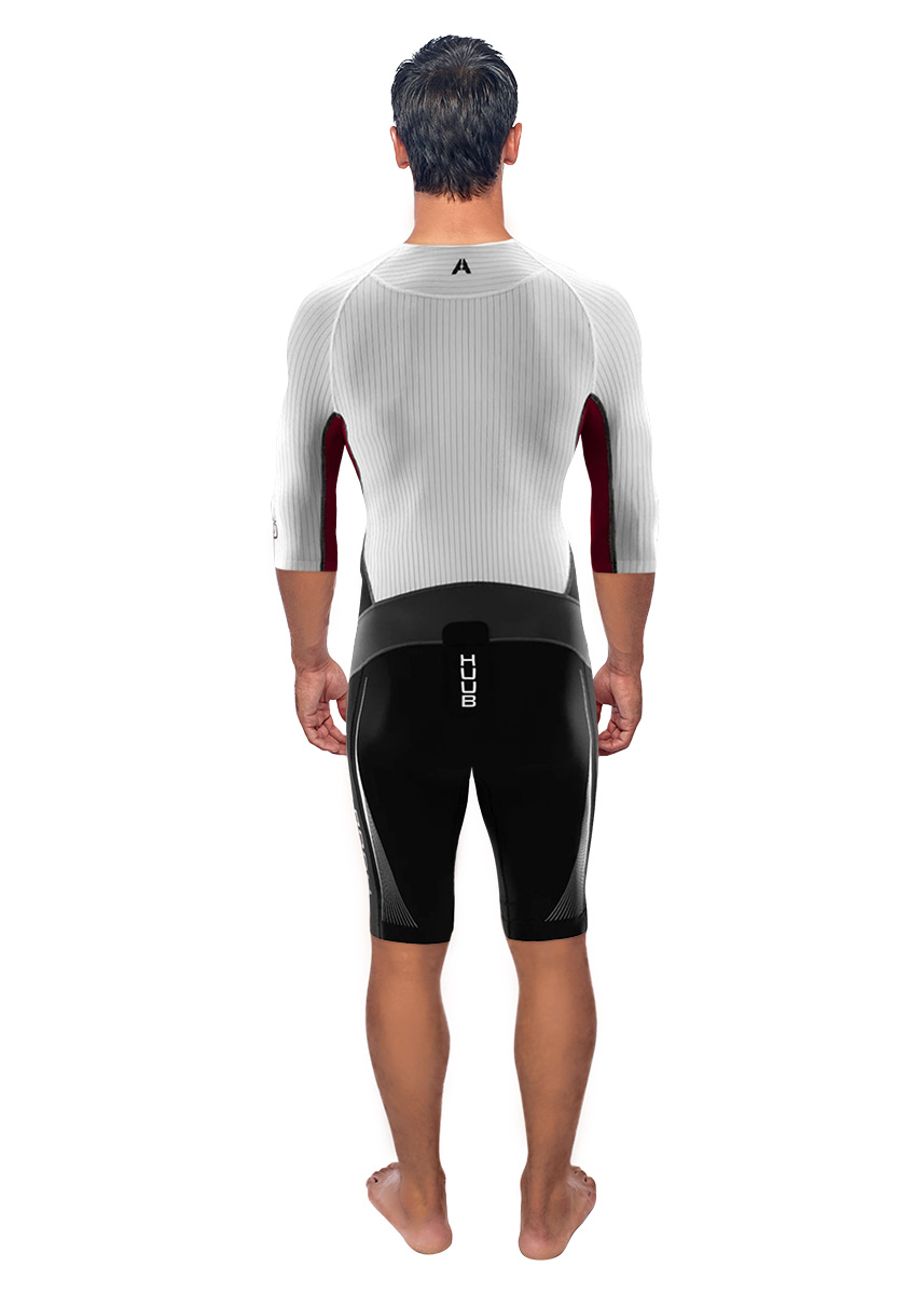 HUUB Men's Anemoi Aero Tri Suit - Black / White