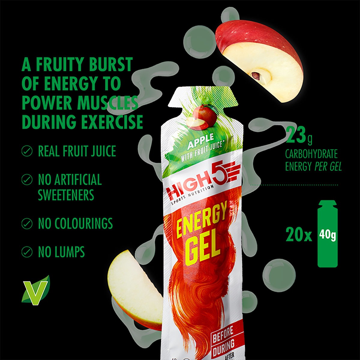 HIGH5 Energy Gel (40G Apple)