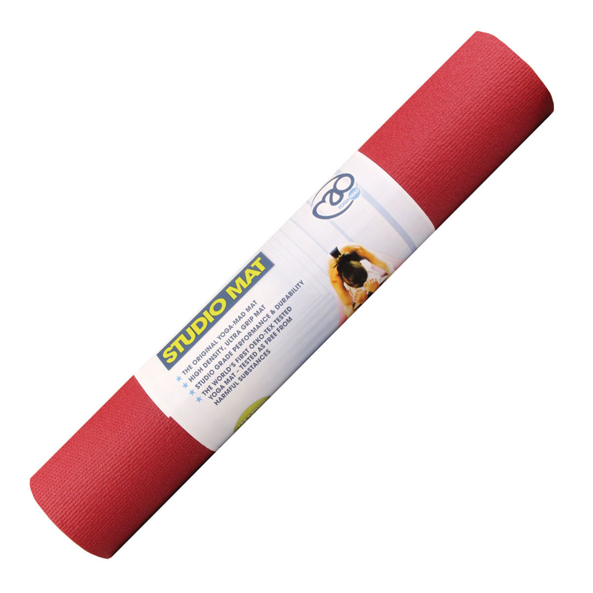 Fitness Mad Studio Pro Yoga Mat - 4.5mm - Red