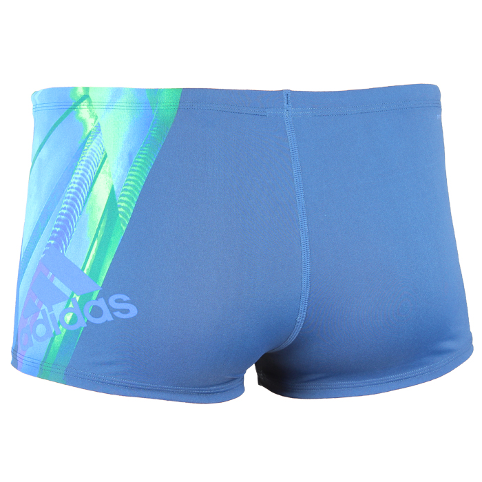 Adidas Boys Graphic Swim Boxers - Shock Blue