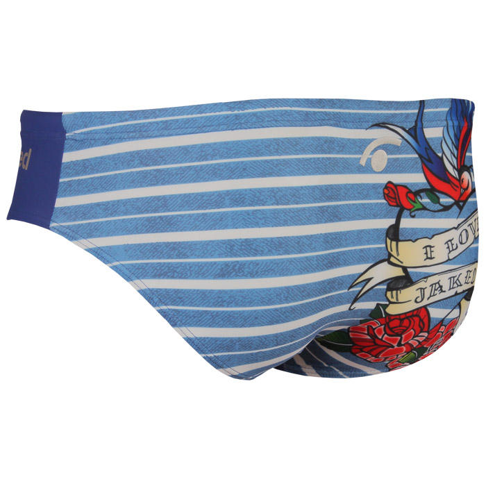 Jaked Boys Love Swim Briefs - Blue