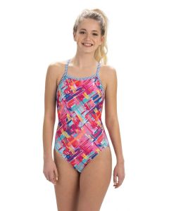 Uglies Girls Basket Case V-2 Back Swimsuit