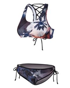 Beco Regular Fit Scoop Neck Bikini - Black / Orange Beco Regular Fit Scoop Neck Bikini - Black / Orange