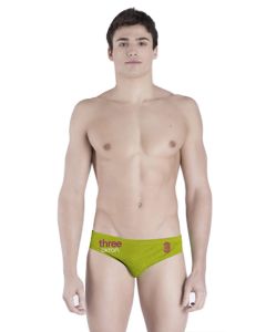 Akron Men's Adi Three Brief - Purple / Green