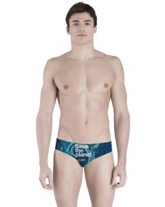 Akron Men's Save The Water Brief - Blue