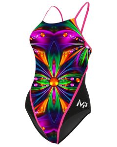 MP Michael Phelps Girls Zita Racerback Swimsuit