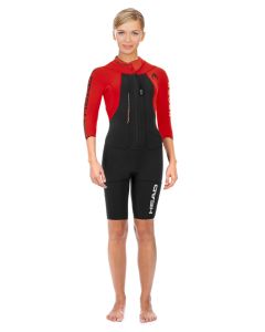Head Swimrun Rough Shorty Womens Wetsuit - Black/Red