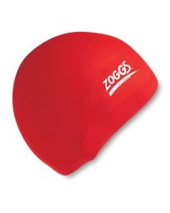 Zoggs Silicone Swim Cap - Red