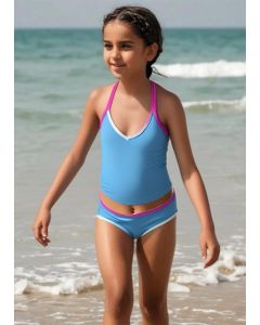 Aqua Sphere Venus Girls Tankini Blue 