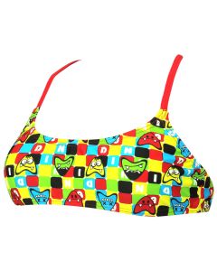 Diana Womens Twin Stripe Bikini Top