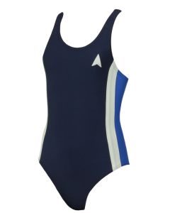 Diana Columbia Jr Girls Swimming Costume Navy/Blue Front