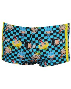 Diana Boys Cooper Swim Trunks - Blue Front