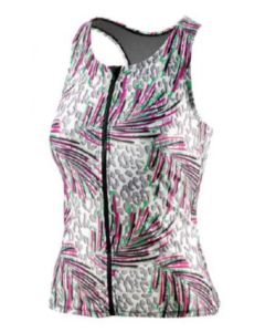 Beco Regular Fit BEsuit Tankini Swimsuit Top C-Cup - White / Red