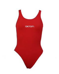 Akron Kids Babbitt Evo Swimsuit - Sport Red/Harvard Blue