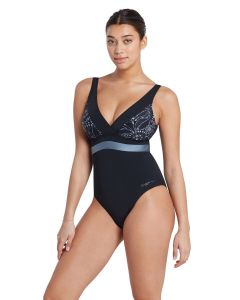 Zoggs Stellar Squareback Swimsuit - Front view