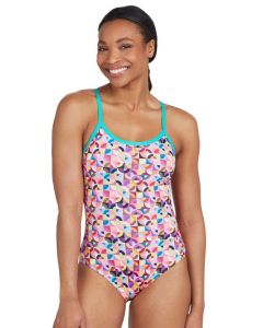 Zoggs Strikeback Swimsuit - Rhythm Print