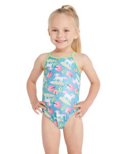 Zoggs Girls Pegasus Crossback Swimsuit