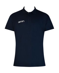 Akron Junior Break Polo Shirt - Navy Blue