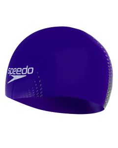 Speedo Fastskin Cap - Violet / Fluro Yellow / Oxide Grey