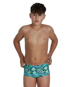 Speedo Boy's Pond Life 13cm Brief - Green/ Adriaic/ Yellow/ Blue/ Black