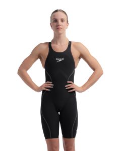 Speedo Fastskin LZR Pure Intent 2.0 Closedback Kneeskin - Black / Iridescent
