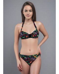 Arena Little Fruit Neckholder Bikini Black