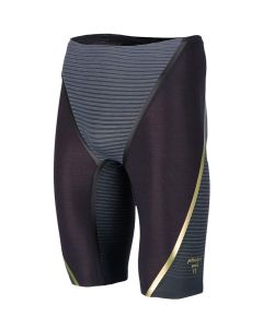 Phelps Men's Matrix High Waist Jammer - Black/ Grey Phelps Men's Matrix High Waist Jammer - Black/ Grey