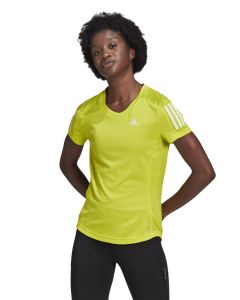 Adidas Women's Own the Run T-Shirt - Yellow